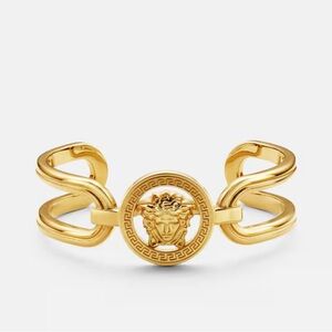 Versace Gold Medusa 95 Cuff Bracelet